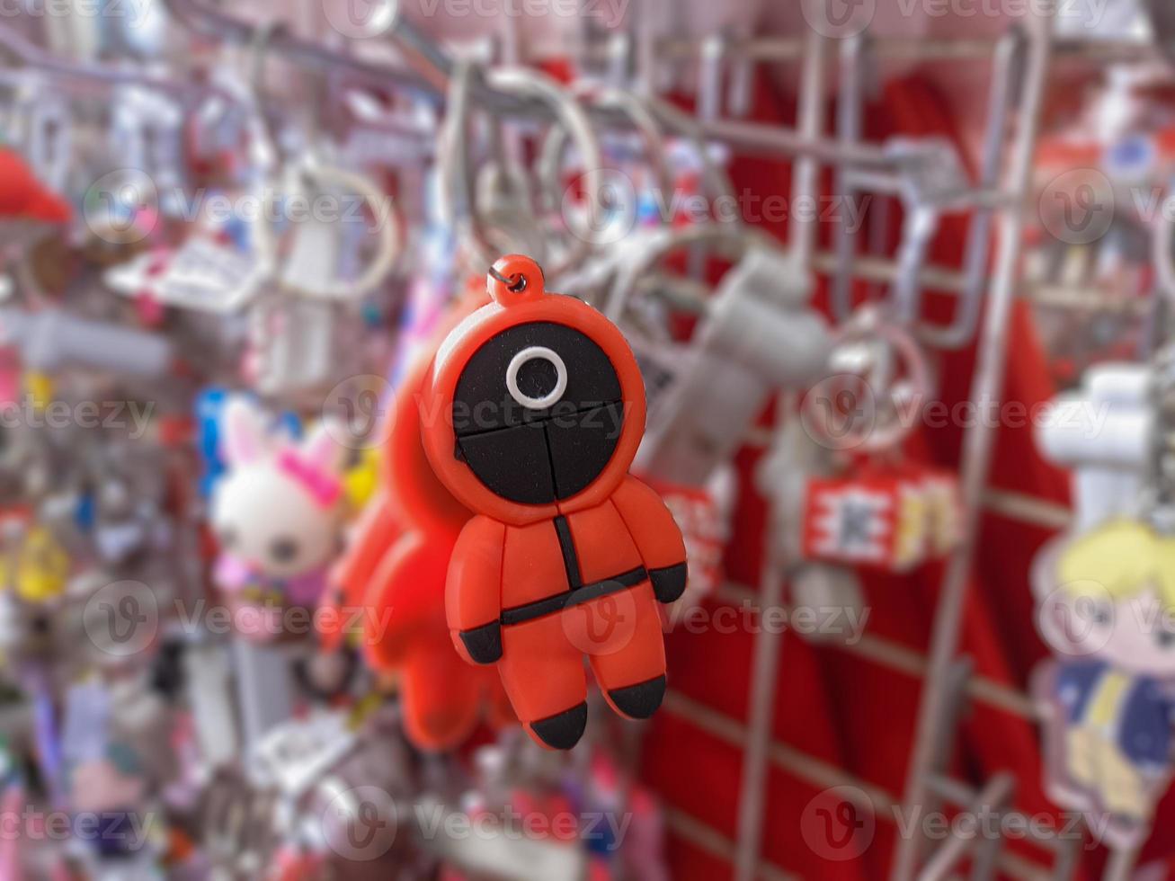 cute accessories shape toys sold in accessories stores, defocus blur backgrounds photo