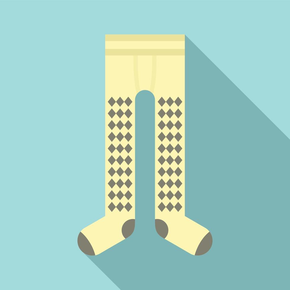 Body tights icon, flat style vector