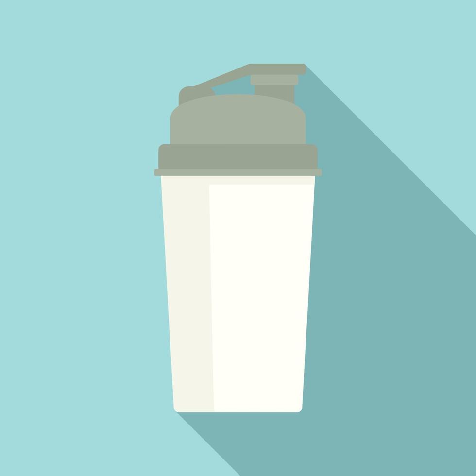 Shaker icon, flat style vector