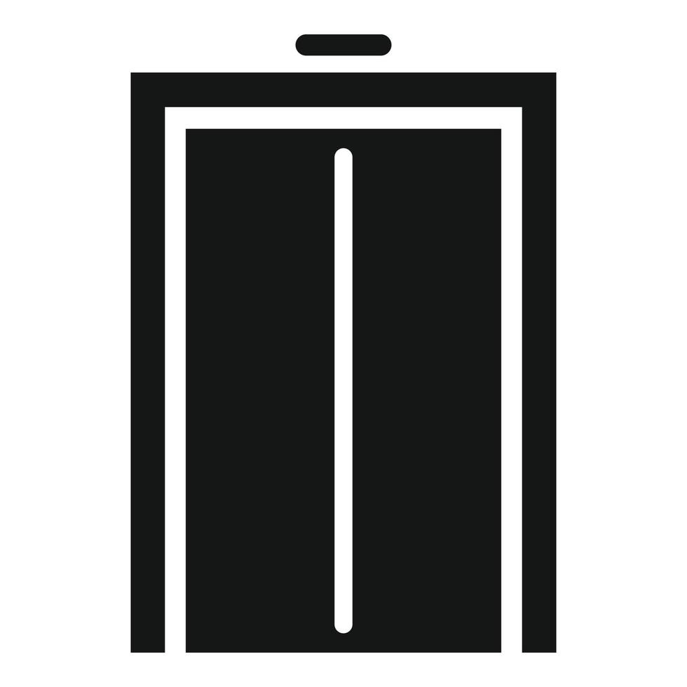 Level elevator icon, simple style vector