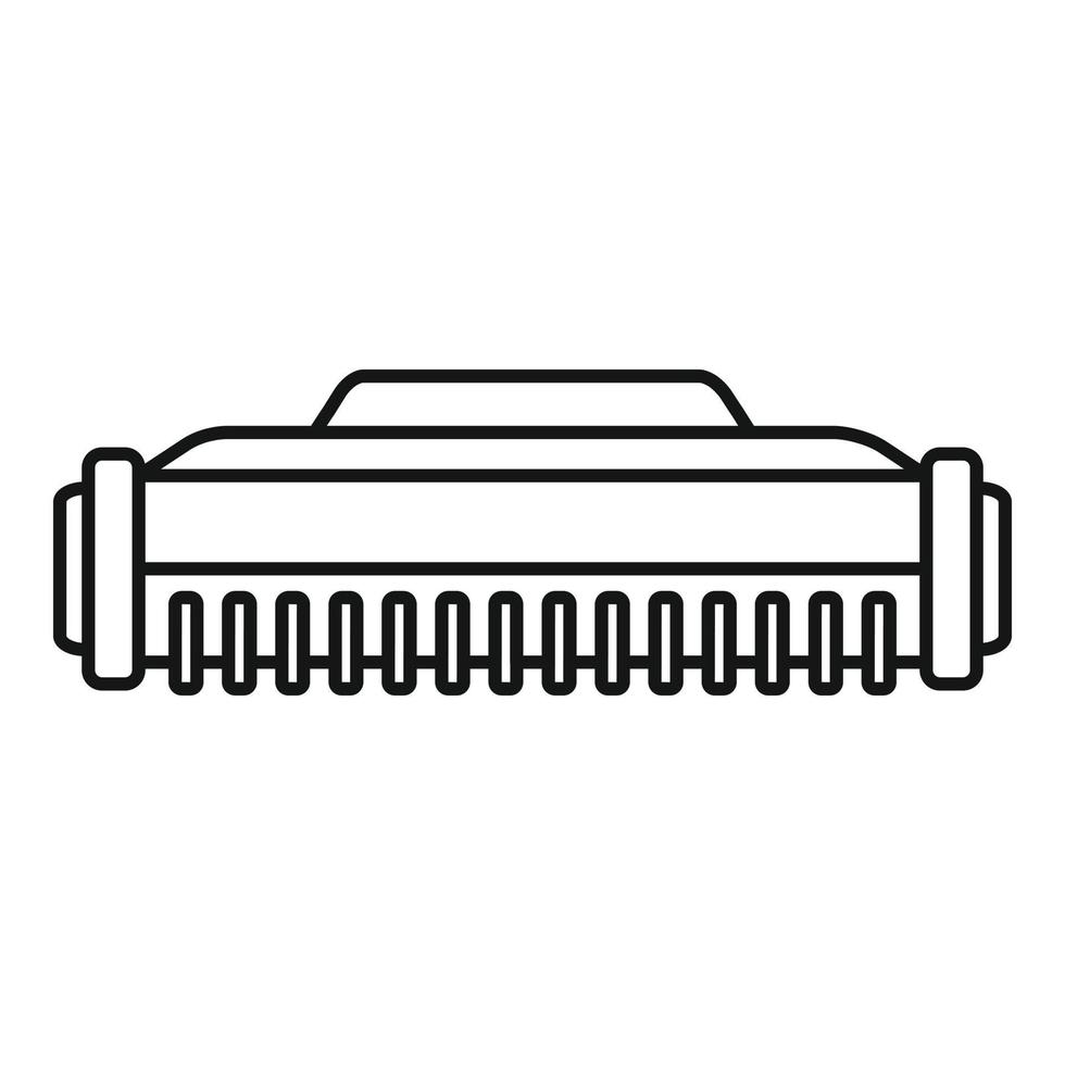 Digital cartridge icon, outline style vector
