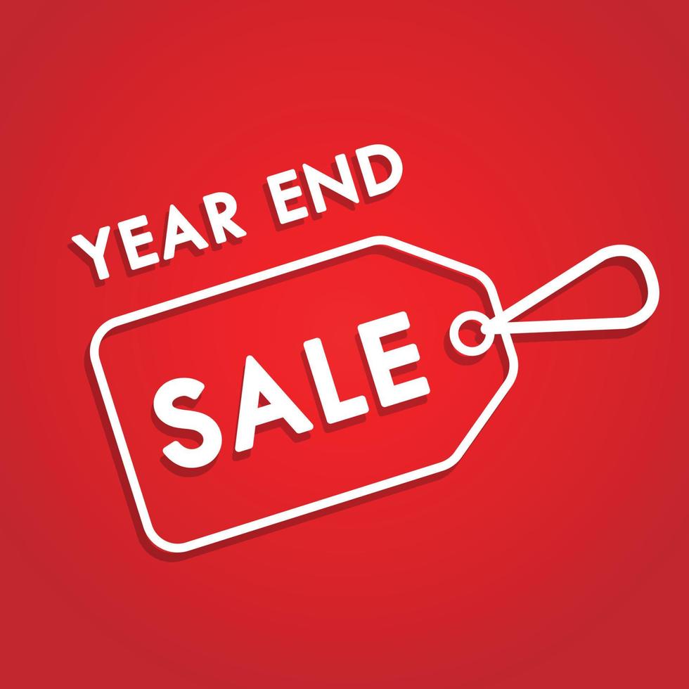 Sale poster design. year end sale poster. vector