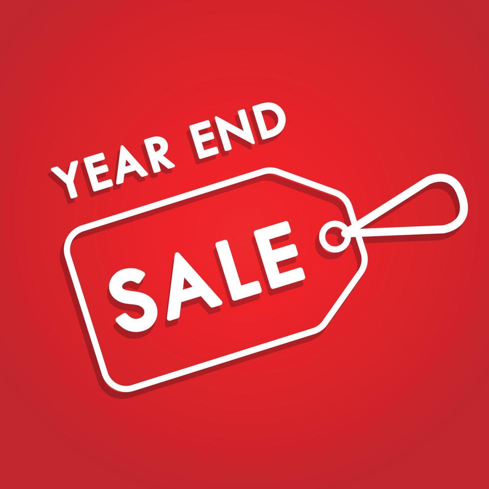 Sale poster design. year end sale poster. vector