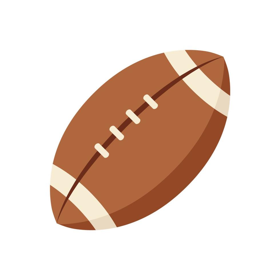 vector de pelota de rugby. fondo de pantalla. símbolo. diseño de logo.