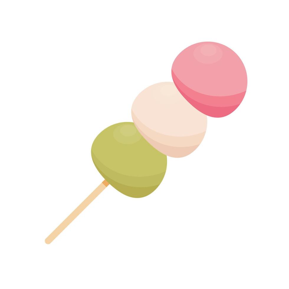 Mochi icon vector. Mochi logo design. Japanese rice dessert. vector