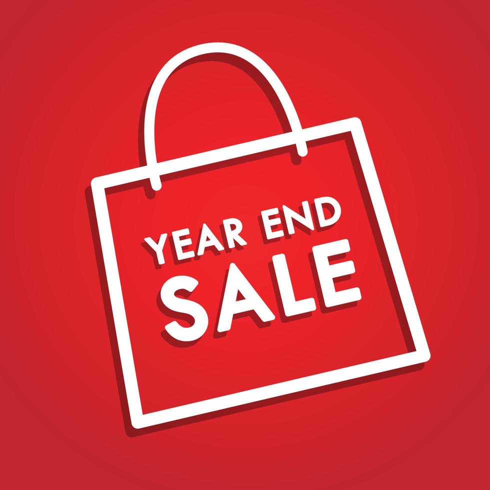 Sale poster design. year end sale poster. vector