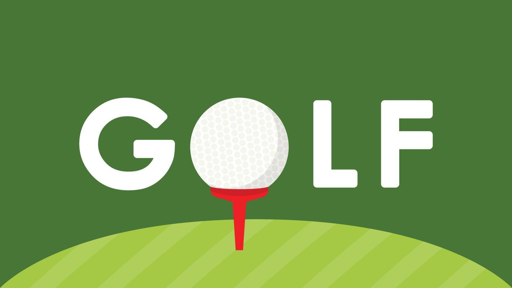 Golf poster design. Golf vector. background. free space for text. copy space. vector