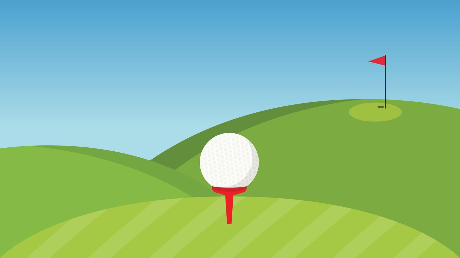 Golf poster design. Golf vector. background. free space for text. copy space. vector