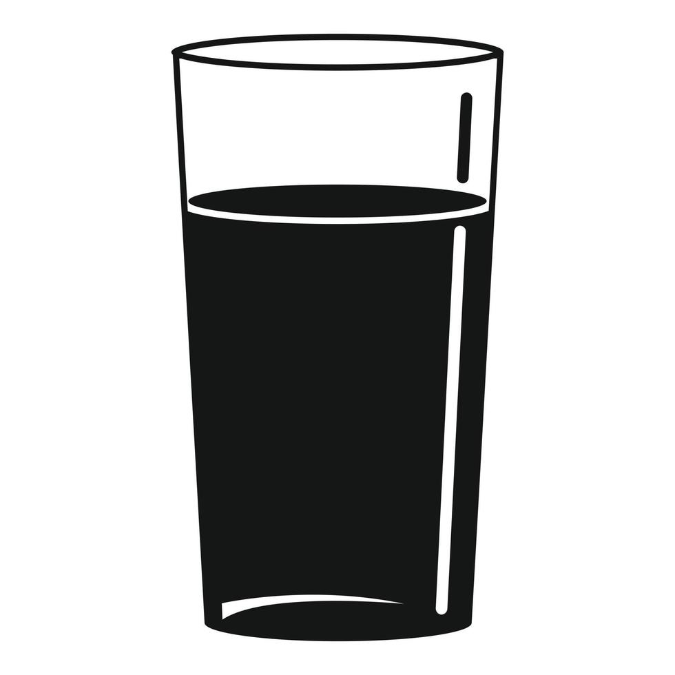 icono de jugo de zanahoria fresco, estilo simple vector