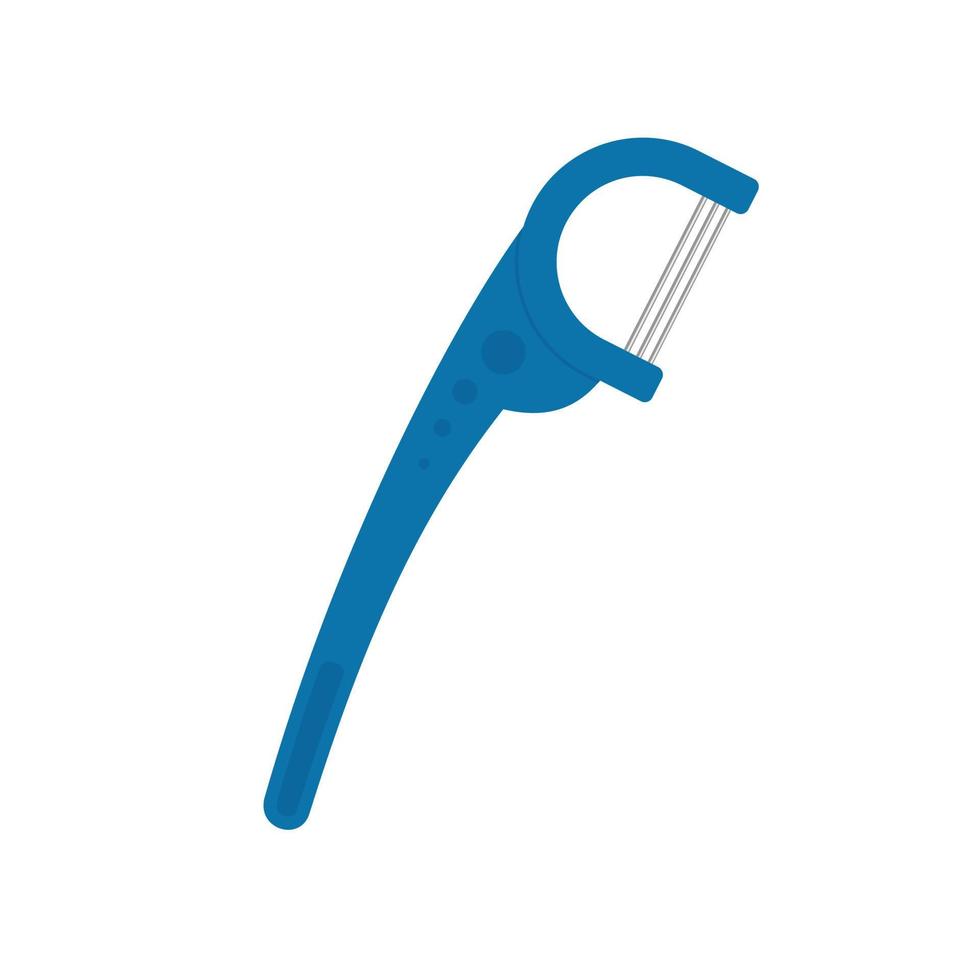 Toothpick icon, flat style vector