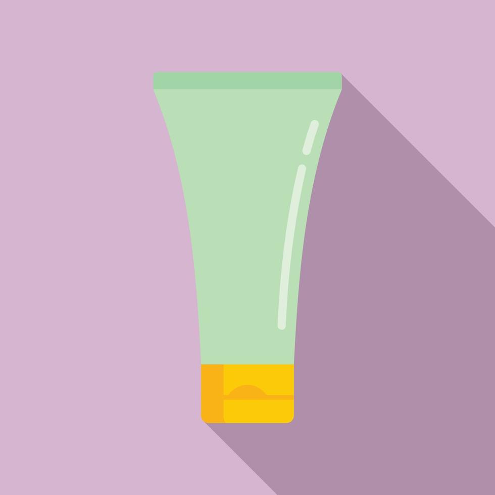 Hand cream tube icon, flat style vector