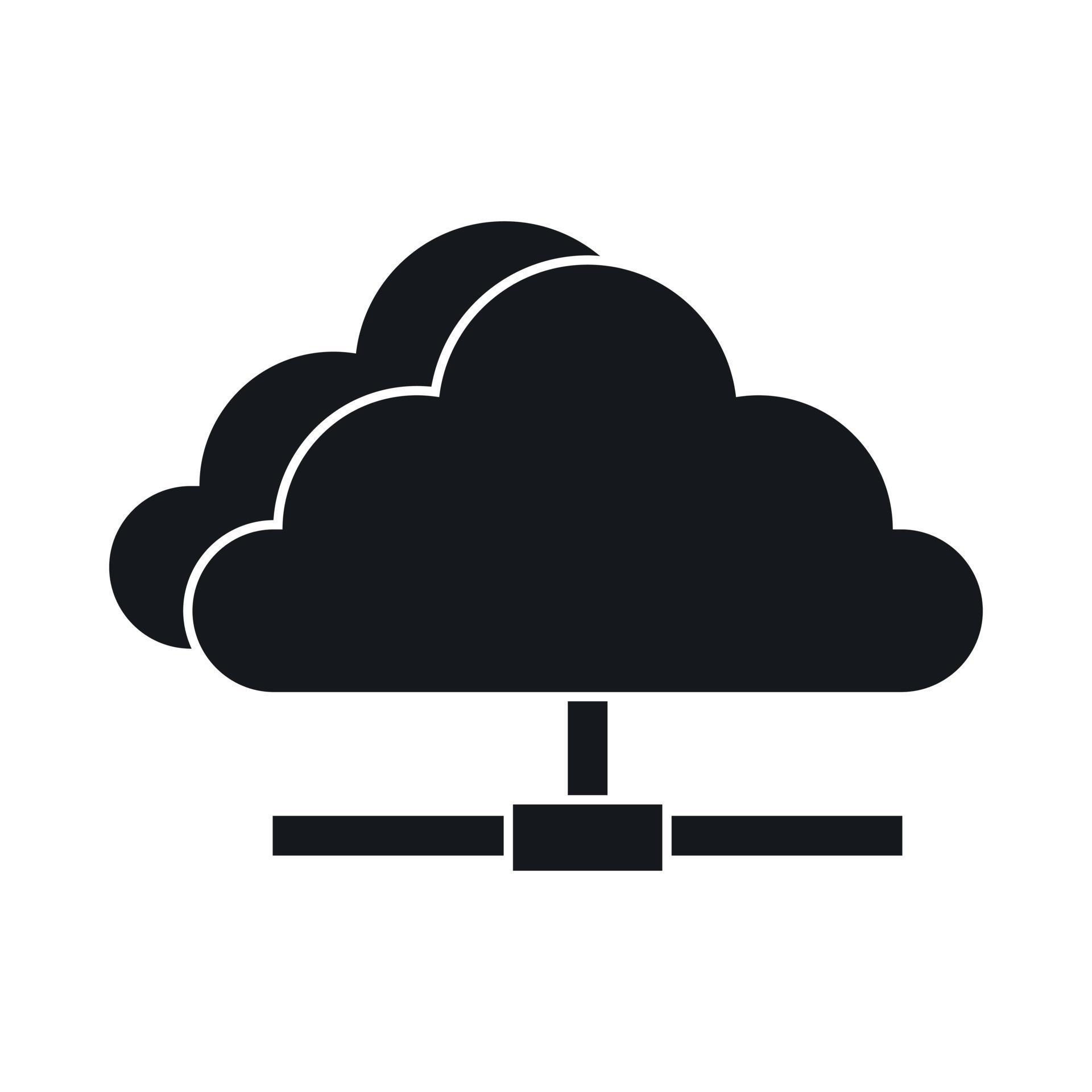 Cloud computing connection icon, simple style 14554616 Vector Art at ...