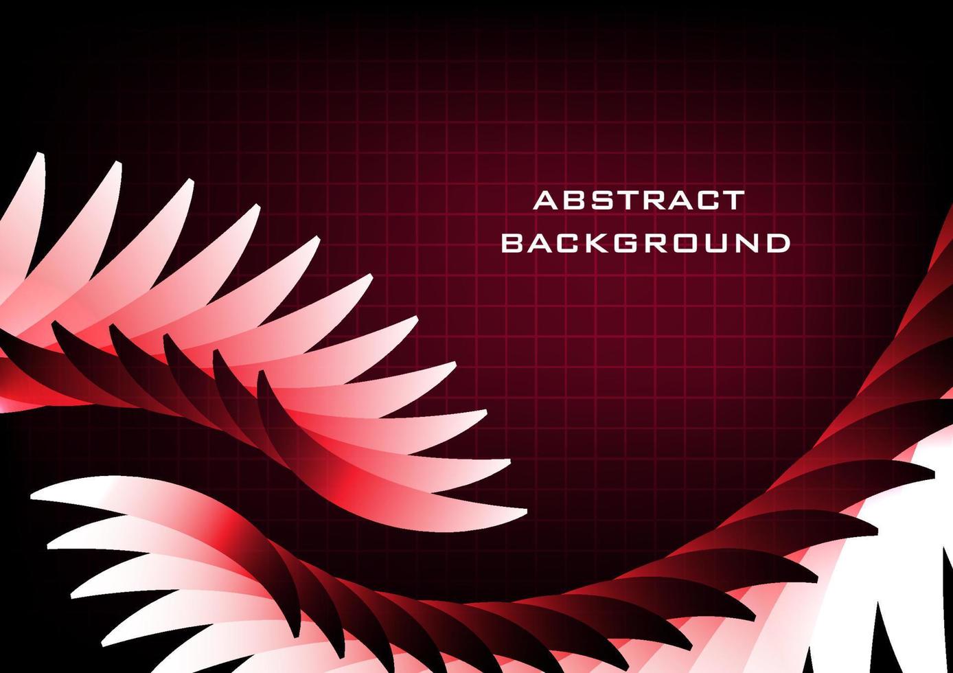 Abstract red flow movement dynamic motion curve vector background