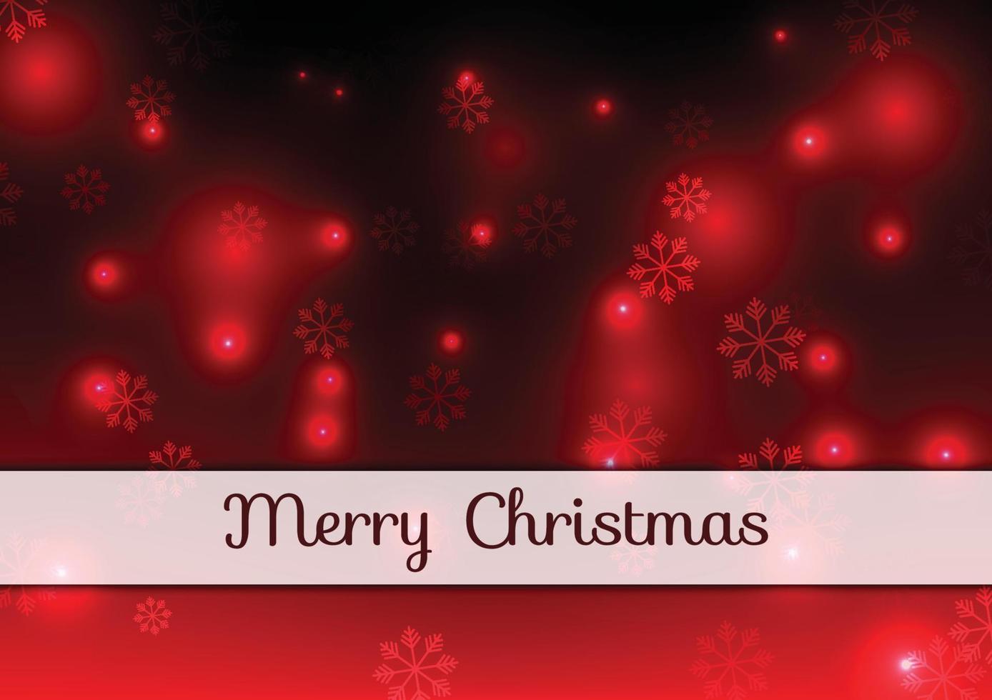 Christmas red snow background vector