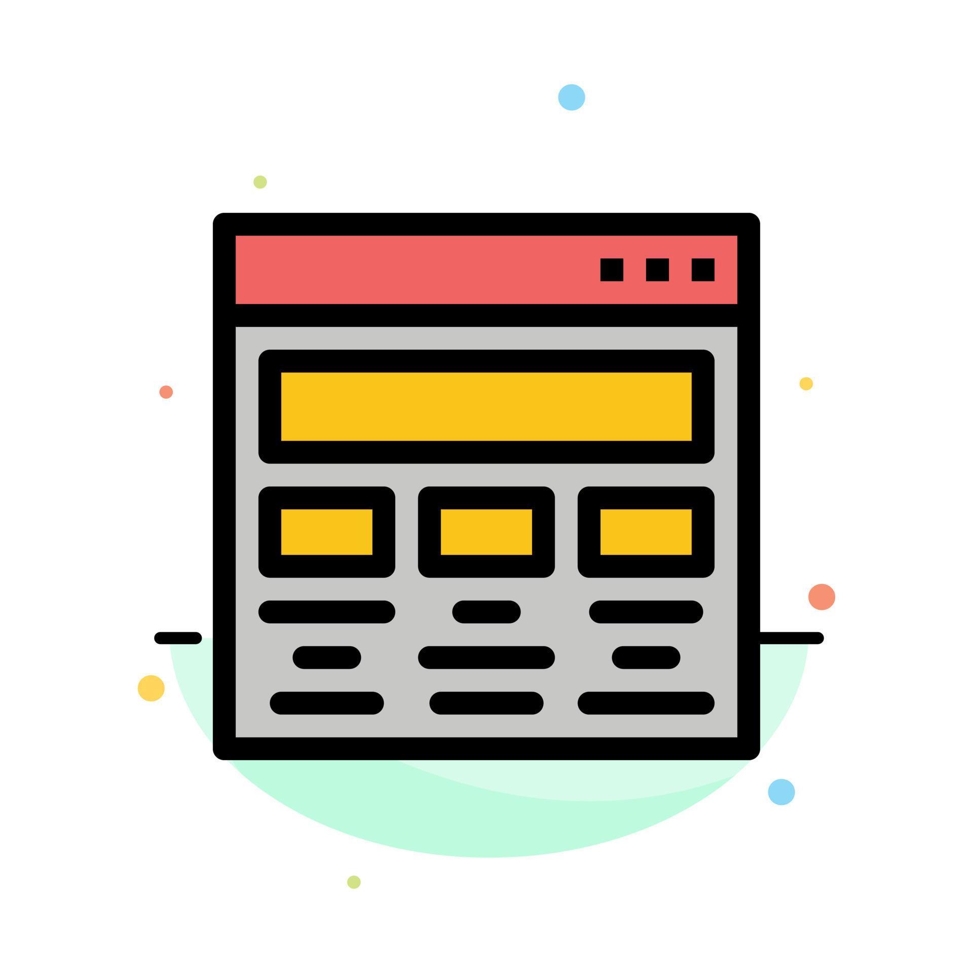 Design Graphic Graphic Design Paint  Abstract Flat Color Icon