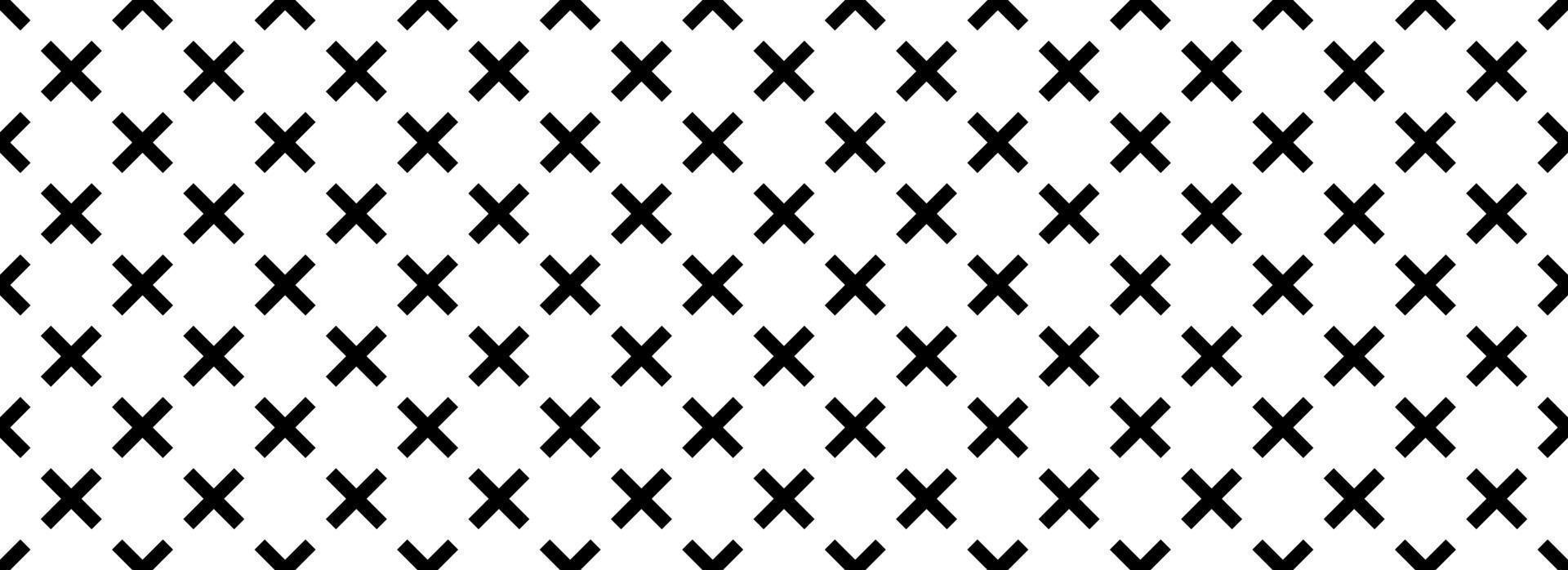 black white multiplication seamless pattern vector