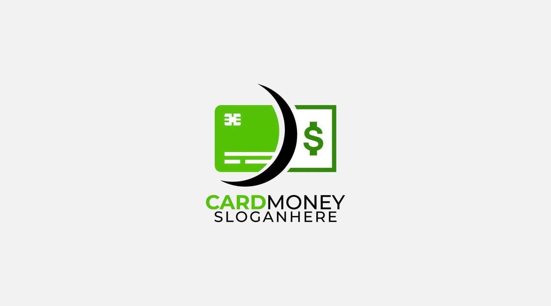 Card Money Logo Template Design Vector, Emblem, Design Concept, Creative Symbol, Icon vector