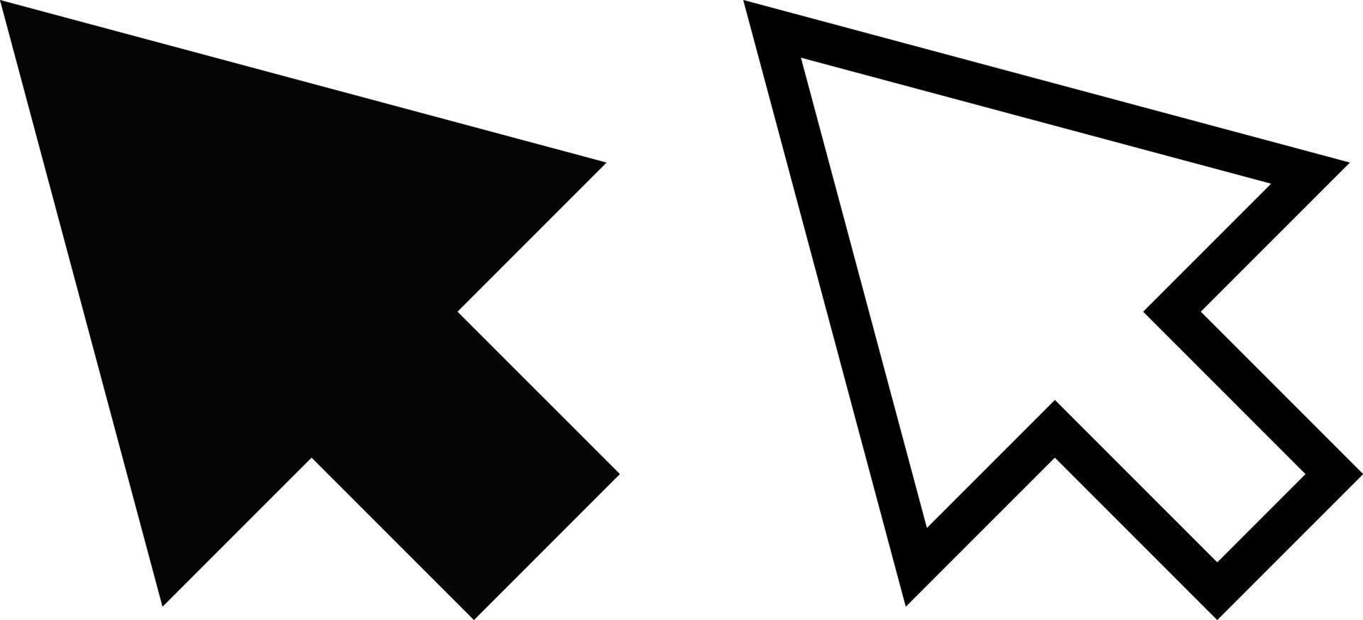 Cursor icon, vector. vector