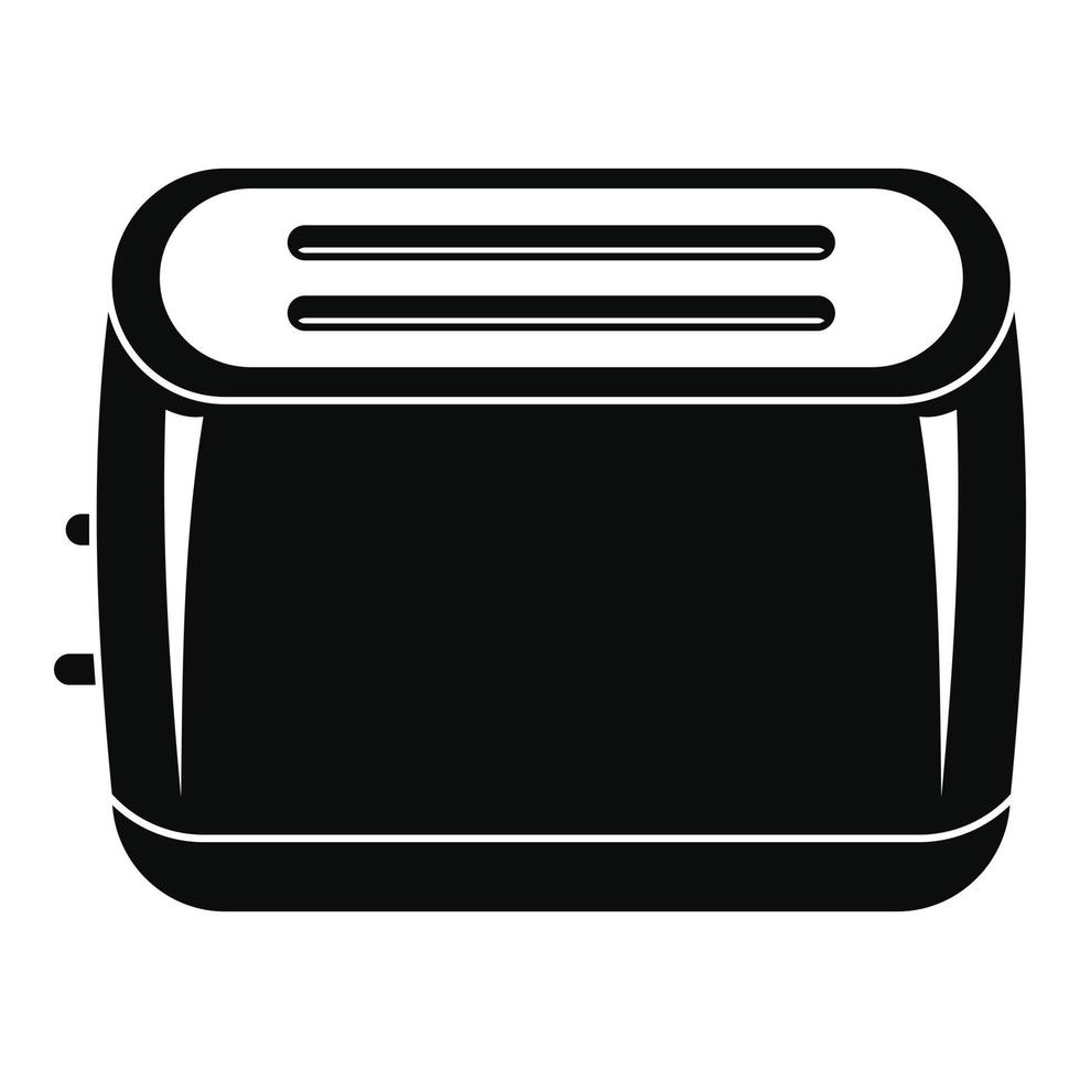 Toaster icon, simple style vector