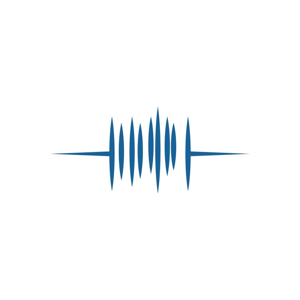 sound wave logo vector