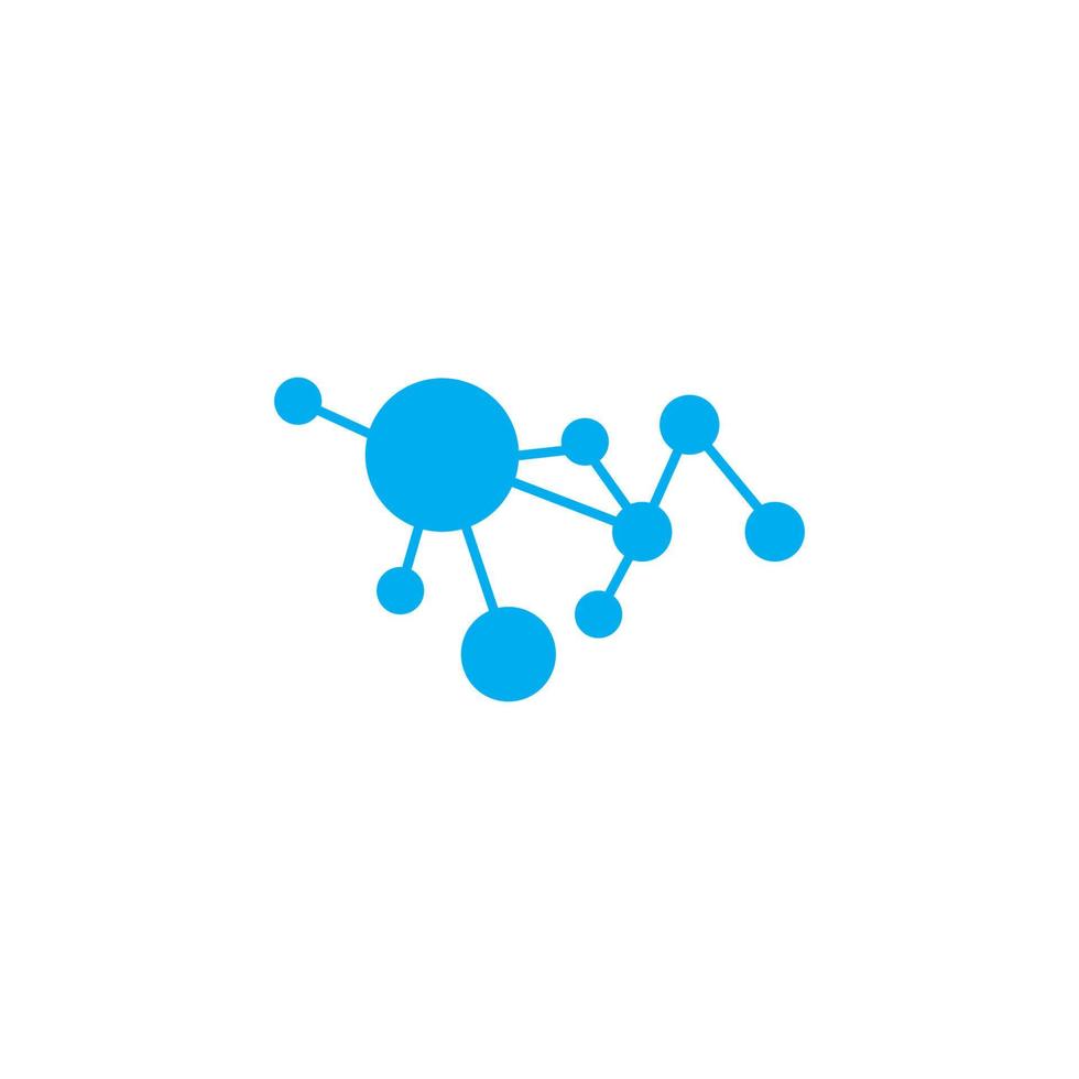 Molecule icon vector
