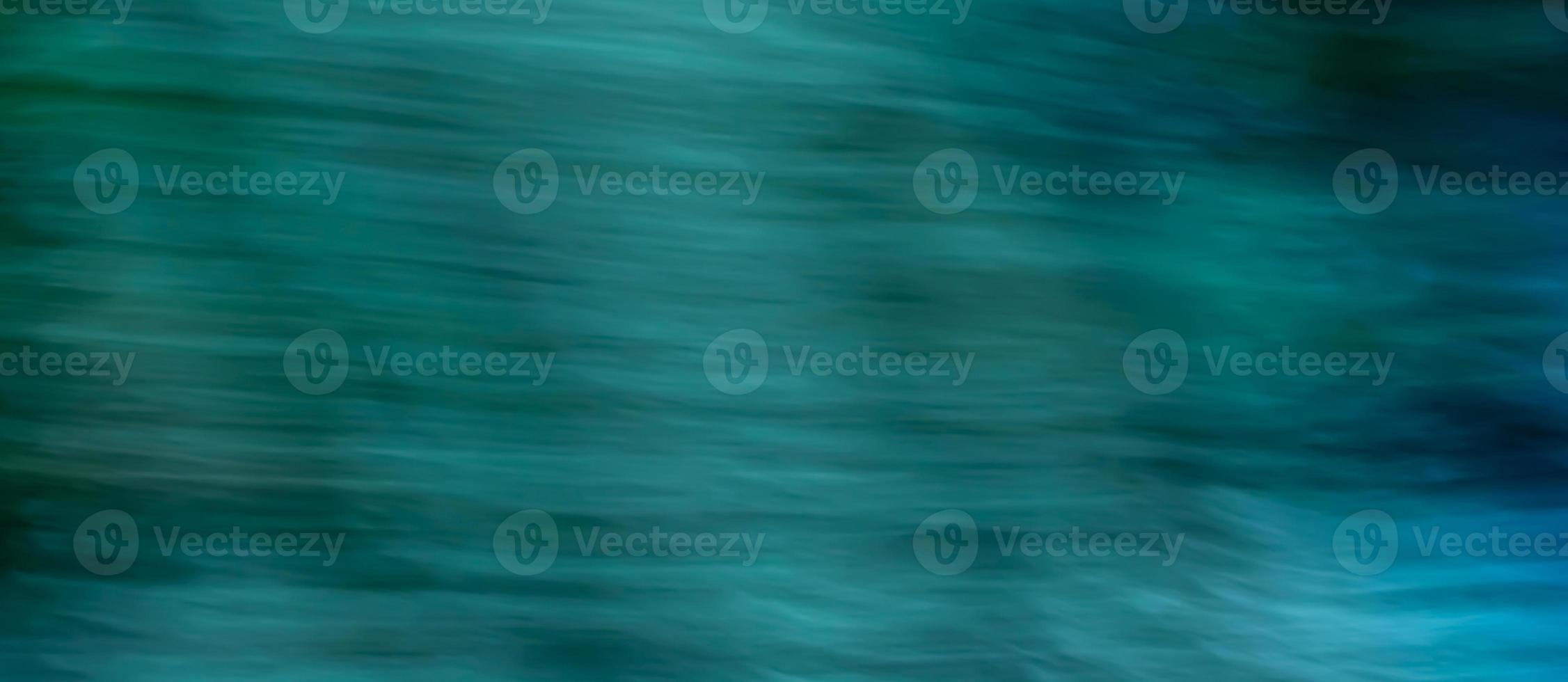 Horizontal abstract dark banner in blue turquoise tones photo