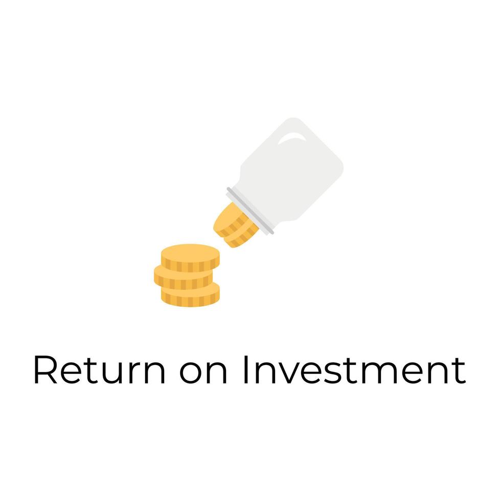 Return on Investment vector