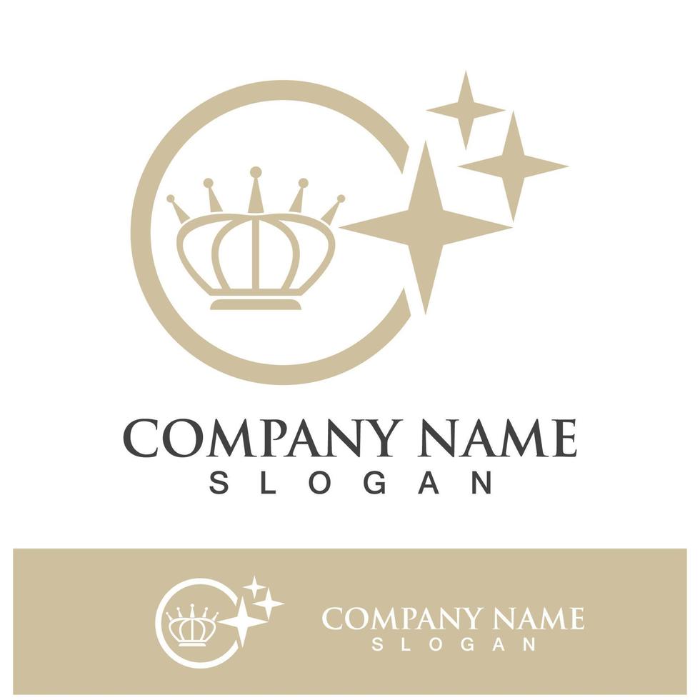 Crown logo icon vector design