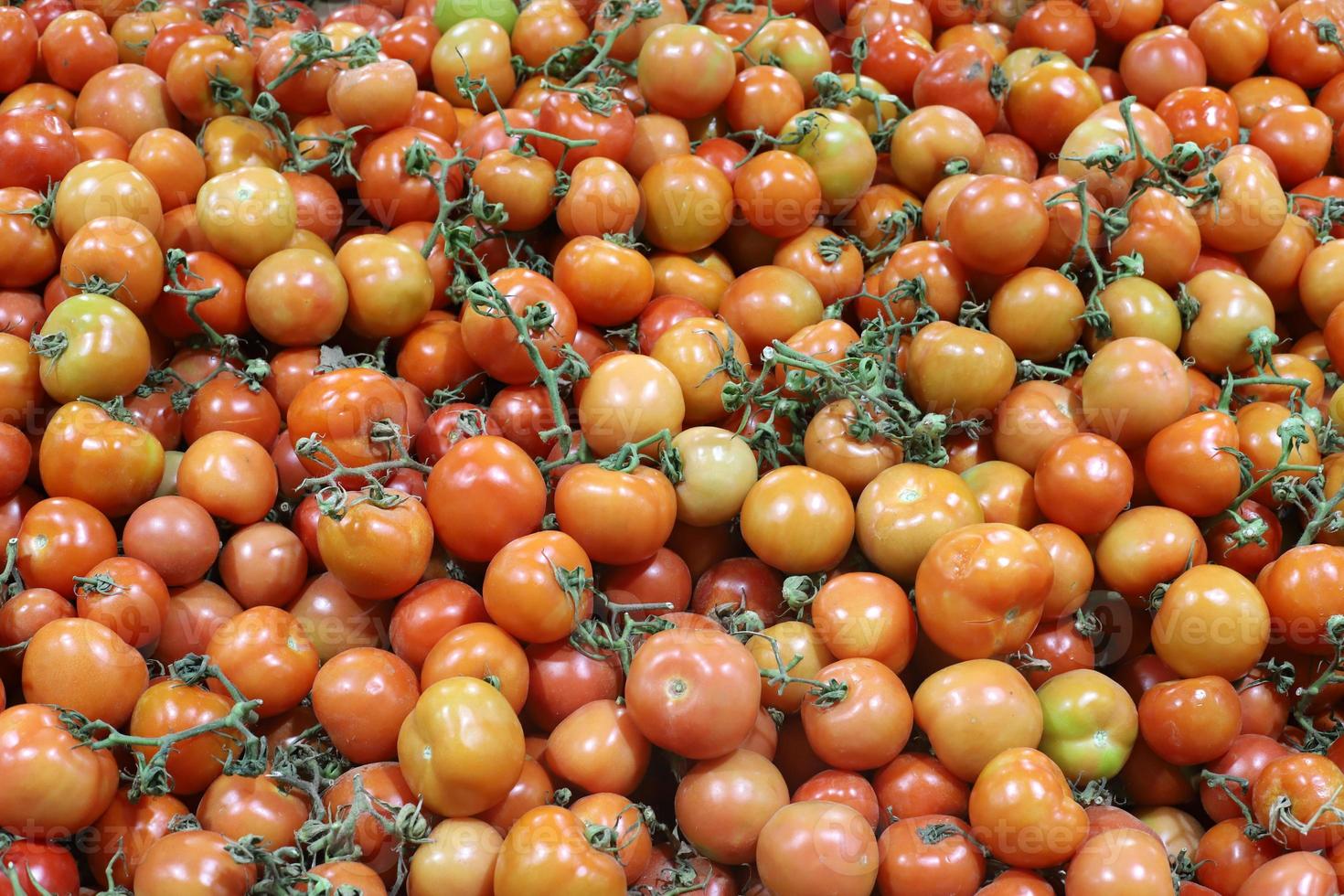 Vegetables and fruits are sold at a bazaar in Israel. photo