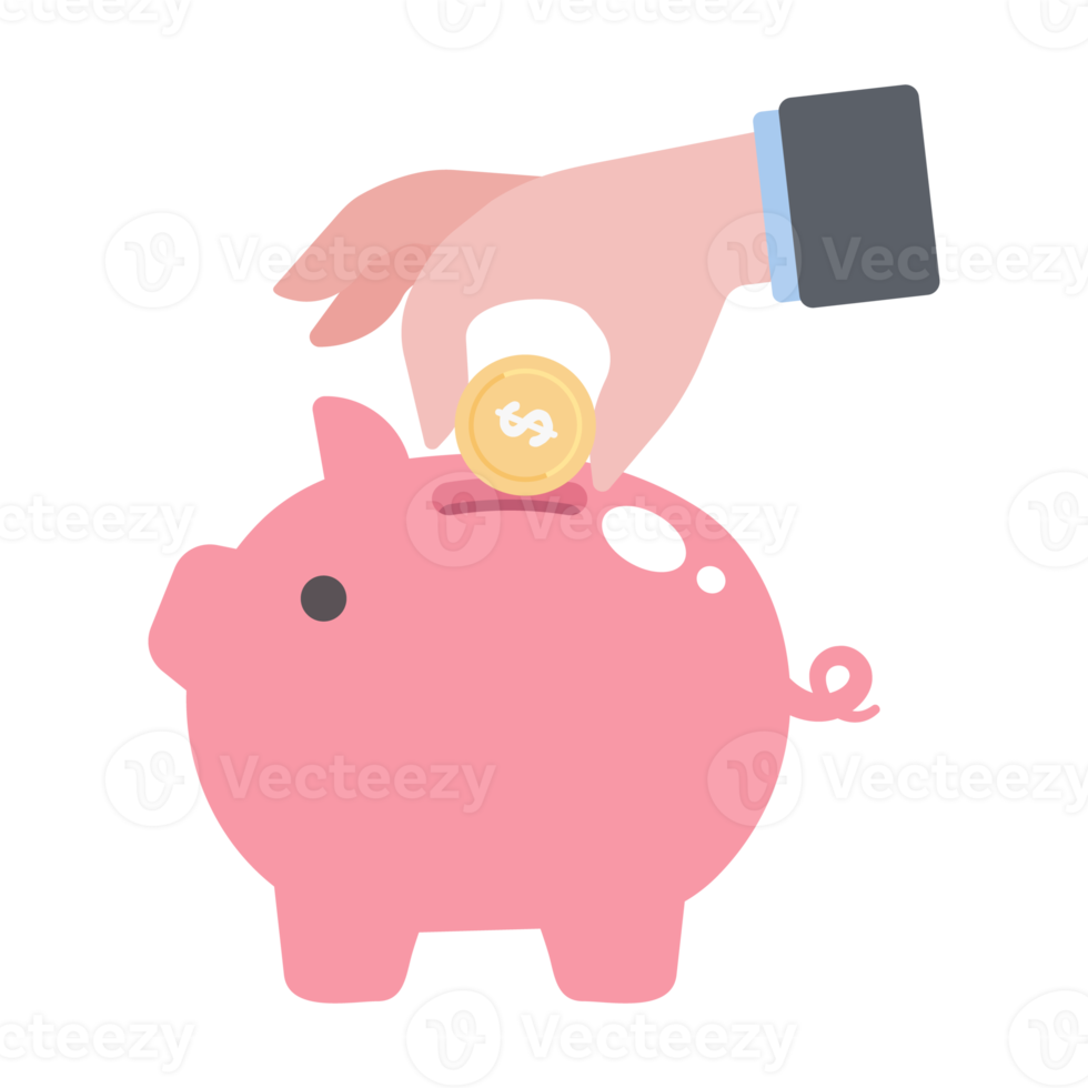 financial piggy bank Ideas for saving money for the future png
