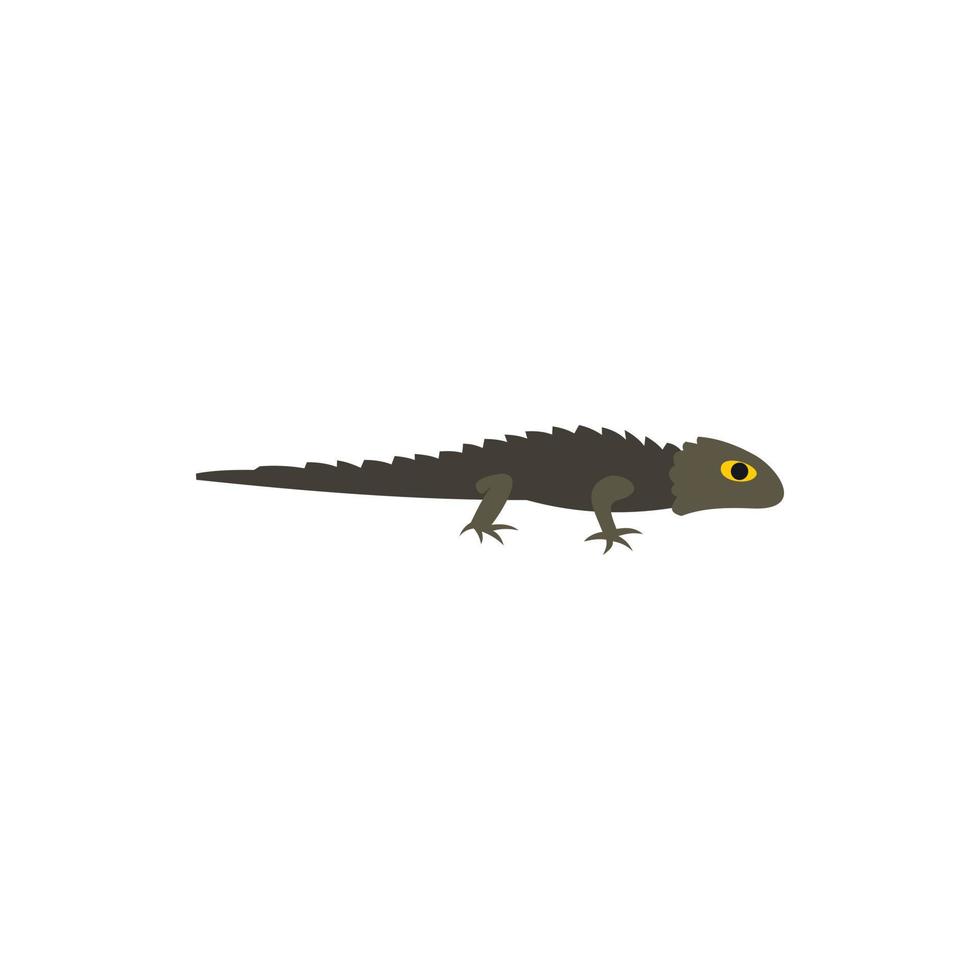 Salamander icon in flat style vector