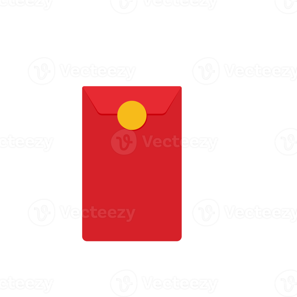Red envelope for Chinese yuan to give as a gift to children during the Chinese New Year png