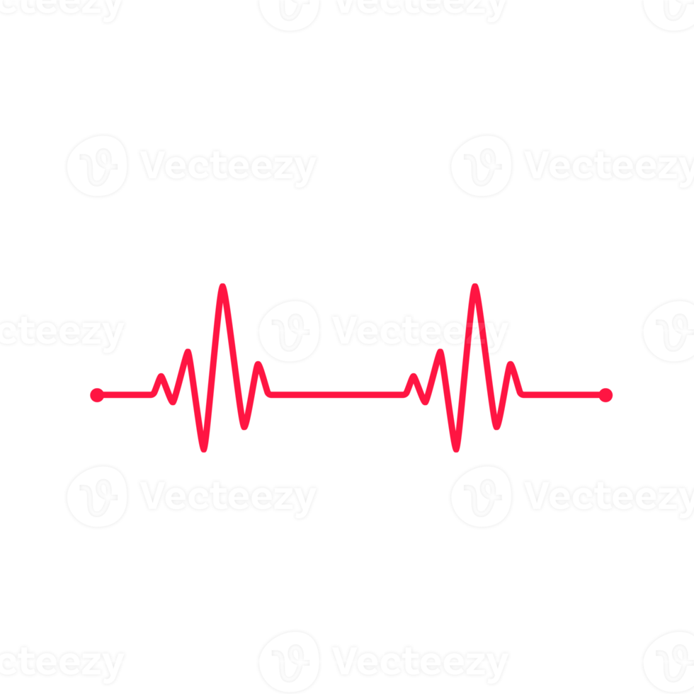 Heartbeat graph Concept of helping patients and exercising for health. png