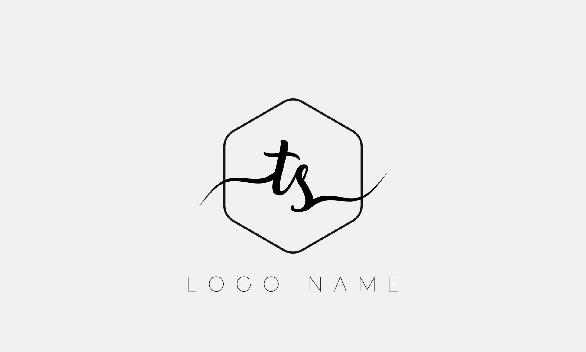 Handwriting letter TS logo pro vector file pro Vector Pro Vector ...