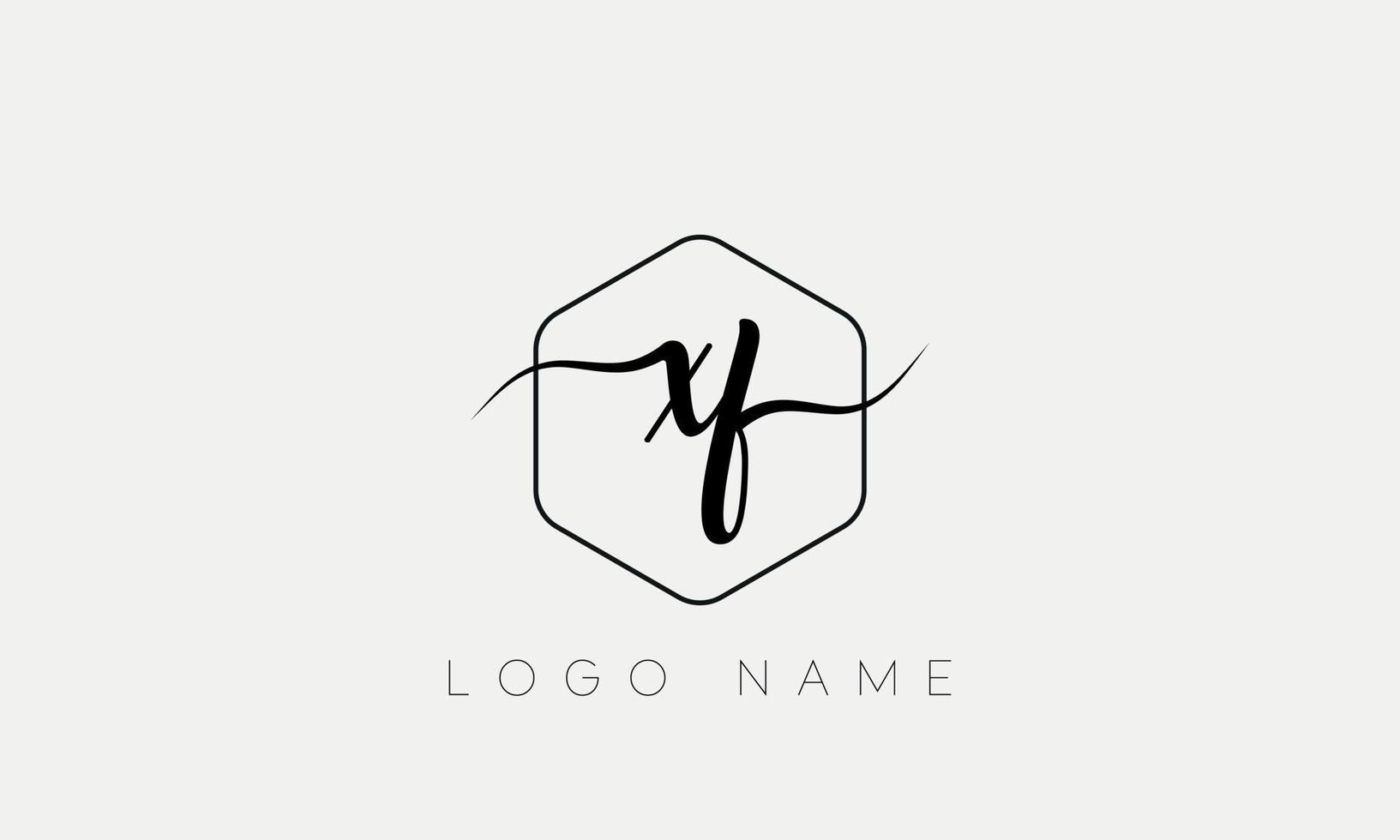 Handwriting letter XF logo pro vector file pro Vector Pro Vector
