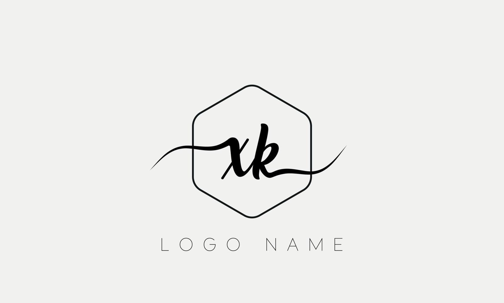Handwriting letter XR logo pro vector file pro Vector Pro Vector