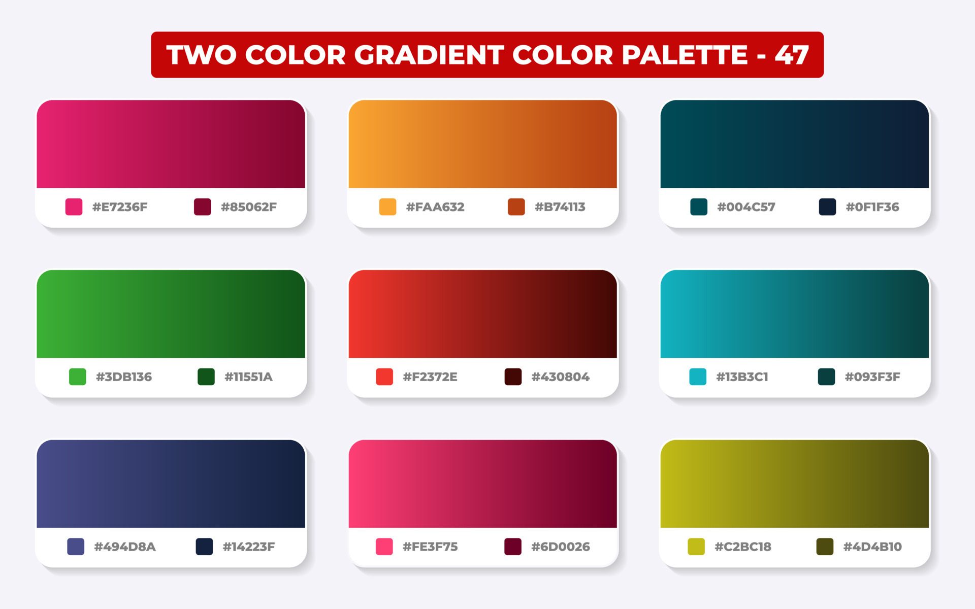 Gradient Color Palette With Color Codes In RGB Or HEX Catalog Trendy gradient-color-palette-with-color-codes-in-rgb-or-hex-catalog-trendy
