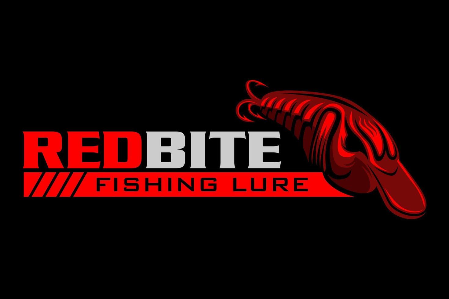 lures fish fishing logo, design template vector illustration. great to use as your fishing company logo