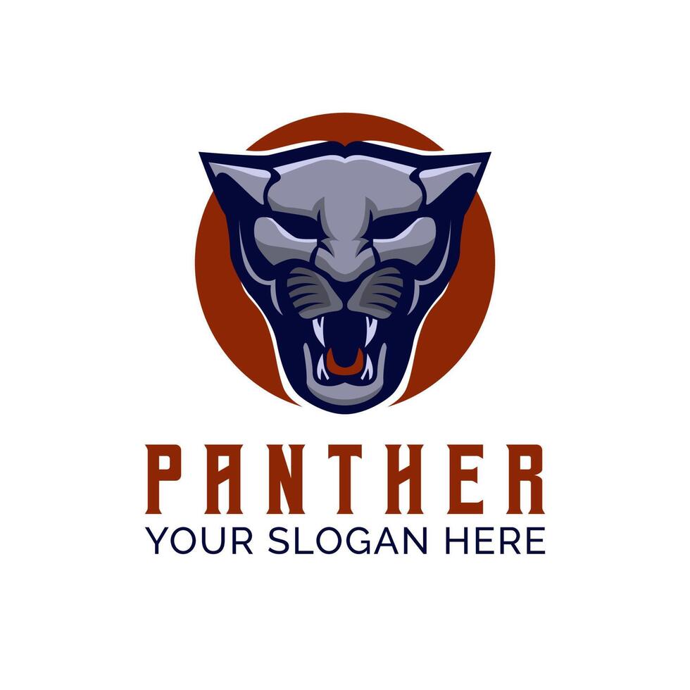 Vector Illustration of Panther Logo Vector Design Template