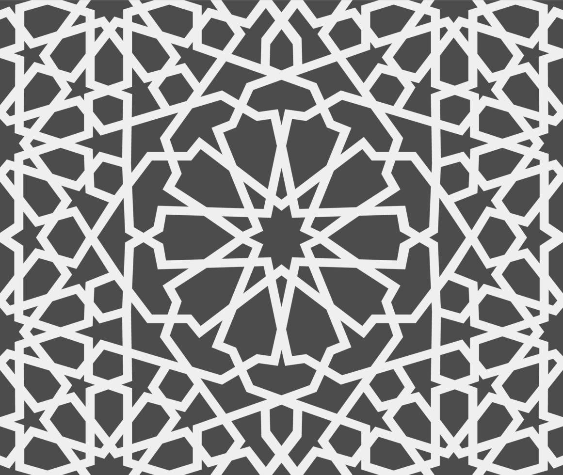 Islamic pattern . Seamless arabic geometric pattern, east ornament, indian ornament, persian motif, 3D. Endless texture can be used for wallpaper, pattern fills, web page background . vector