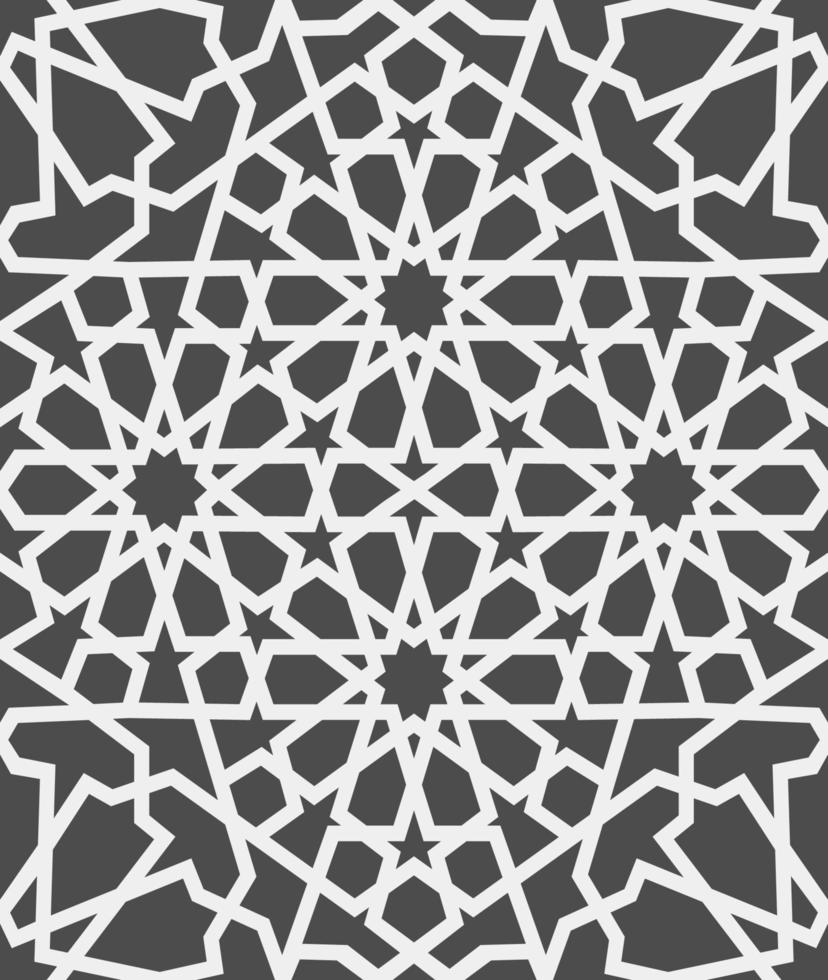 Islamic pattern . Seamless arabic geometric pattern, east ornament, indian ornament, persian motif, 3D. Endless texture can be used for wallpaper, pattern fills, web page background . vector