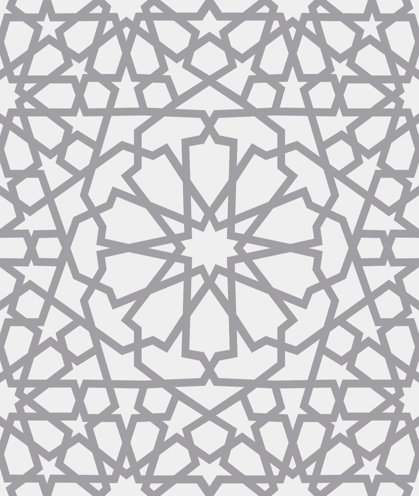 Islamic pattern . Seamless arabic geometric pattern, east ornament, indian ornament, persian motif, 3D. Endless texture can be used for wallpaper, pattern fills, web page background . vector