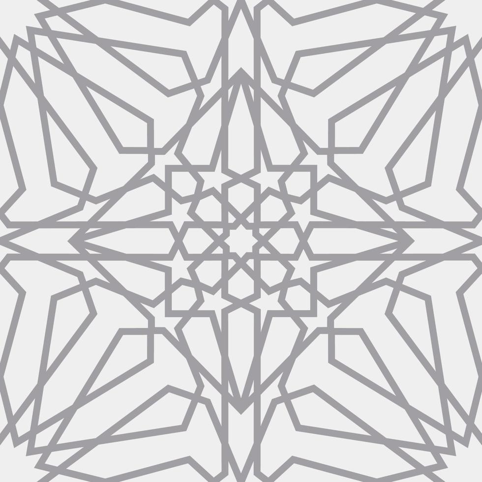 Islamic pattern . Seamless arabic geometric pattern, east ornament, indian ornament, persian motif, 3D. Endless texture can be used for wallpaper, pattern fills, web page background . vector
