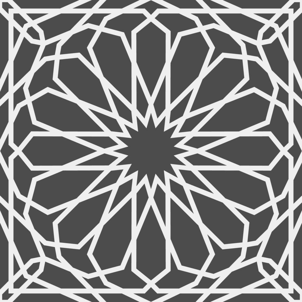 Islamic pattern . Seamless arabic geometric pattern, east ornament, indian ornament, persian motif, 3D. Endless texture can be used for wallpaper, pattern fills, web page background . vector