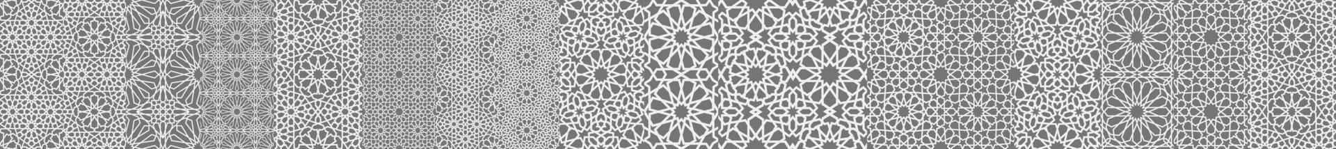Islamic ornament vector , persian motiff . 3d ramadan islamic round pattern elements . Geometric circular ornamental arabic symbol vector . Gold background