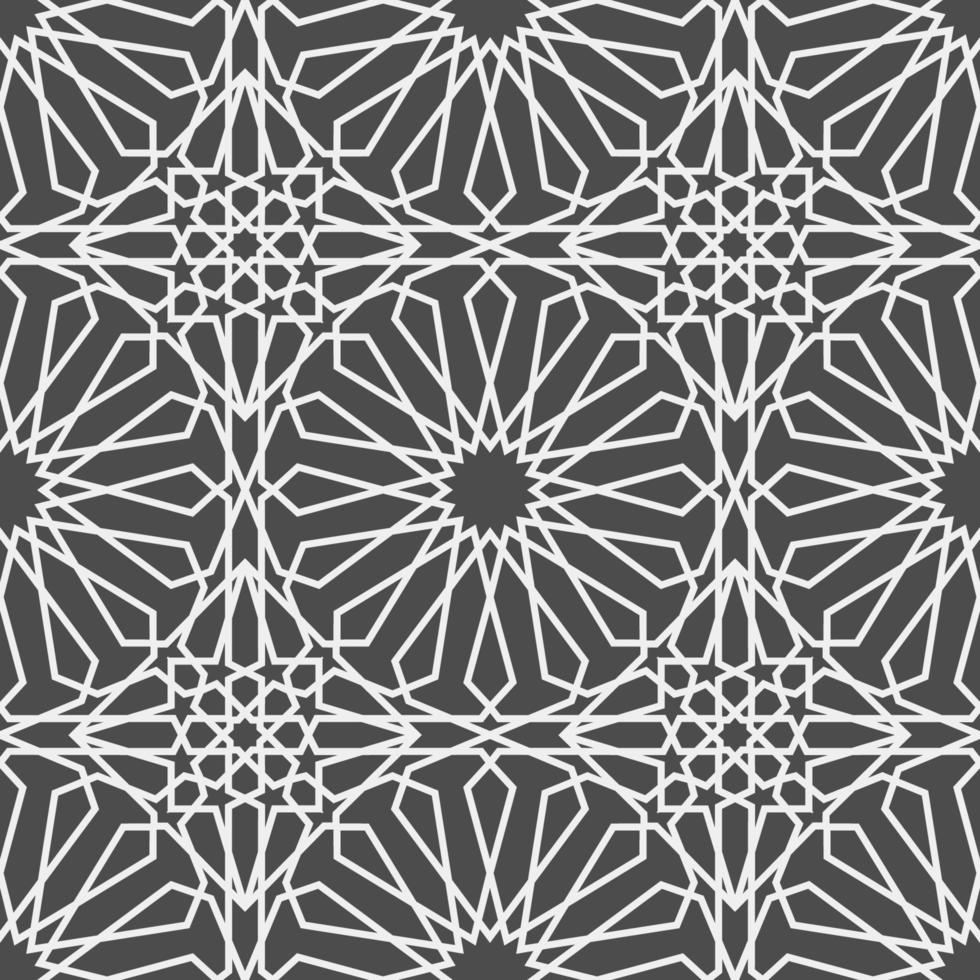 Islamic pattern . Seamless arabic geometric pattern, east ornament, indian ornament, persian motif, 3D. Endless texture can be used for wallpaper, pattern fills, web page background . vector