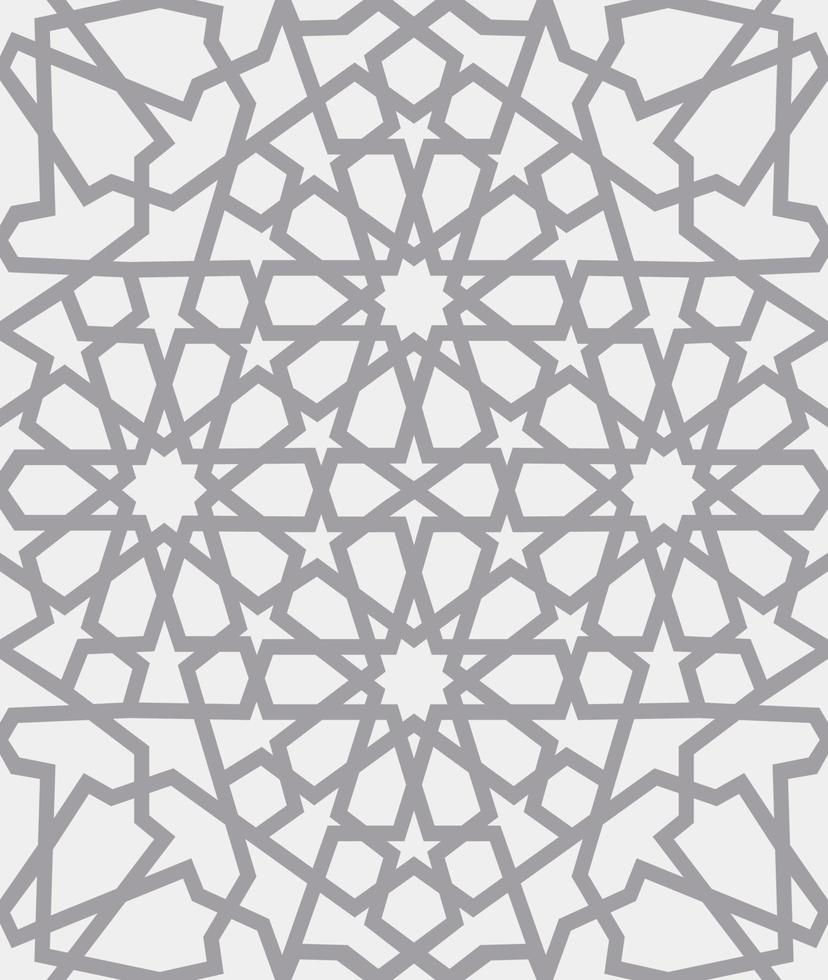 Islamic pattern . Seamless arabic geometric pattern, east ornament, indian ornament, persian motif, 3D. Endless texture can be used for wallpaper, pattern fills, web page background . vector