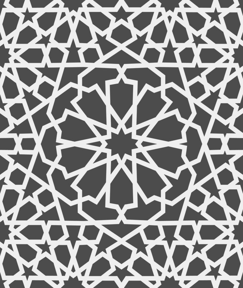 Islamic pattern . Seamless arabic geometric pattern, east ornament, indian ornament, persian motif, 3D. Endless texture can be used for wallpaper, pattern fills, web page background . vector