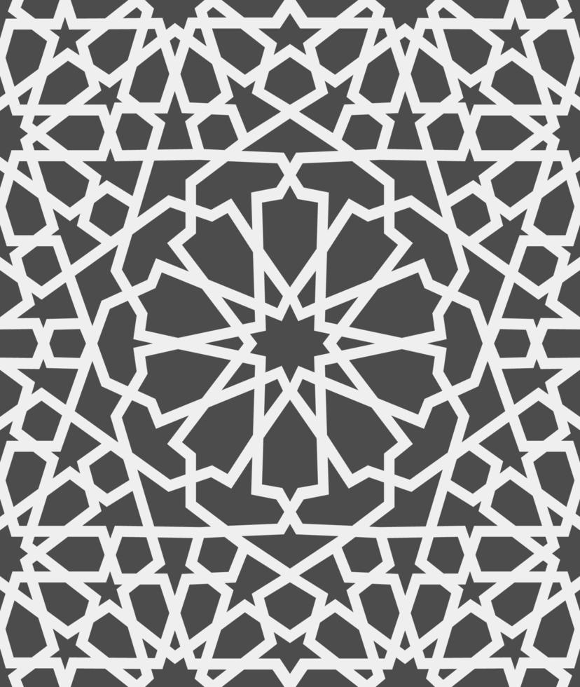 Islamic pattern . Seamless arabic geometric pattern, east ornament, indian ornament, persian motif, 3D. Endless texture can be used for wallpaper, pattern fills, web page background . vector