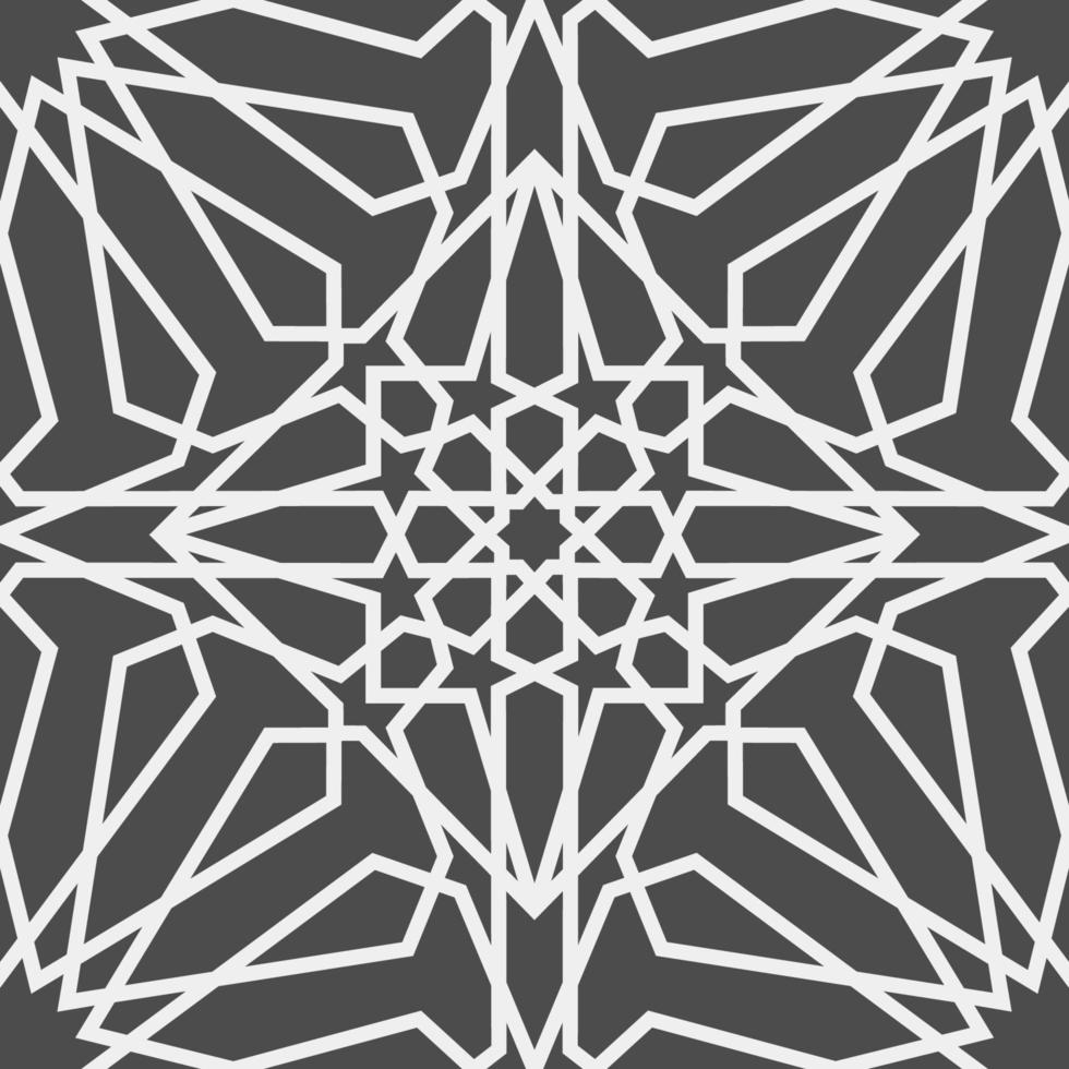 Islamic pattern . Seamless arabic geometric pattern, east ornament, indian ornament, persian motif, 3D. Endless texture can be used for wallpaper, pattern fills, web page background . vector